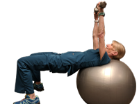 Bench Press on a Ball