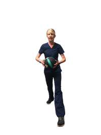 Lunge with Medicine Ball Twist