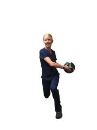 Lunge with Medicine Ball Twist