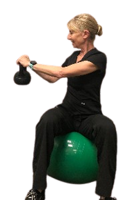 Seated Ball Rotational Twists